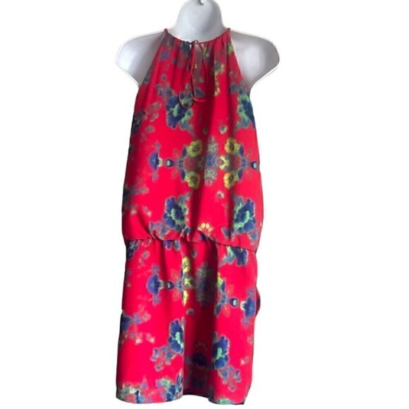 Ali Ro red floral dress - Size 6 - Picture 3 of 8